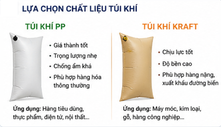 lua-chon-chat-lieu-tui-khi-chen-hang